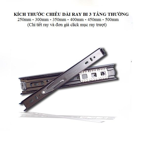Ray bi 3 tầng dài 350mm